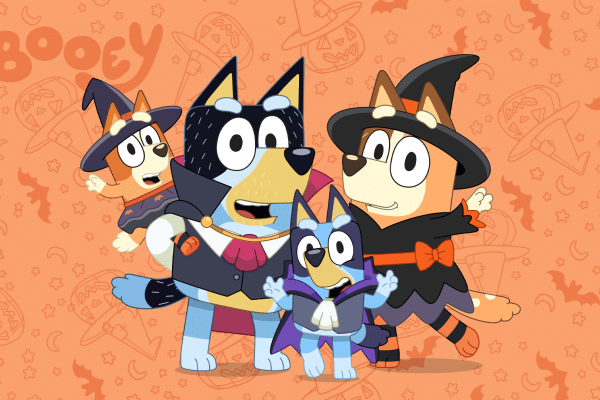 Halloween Bluey Wallpaper