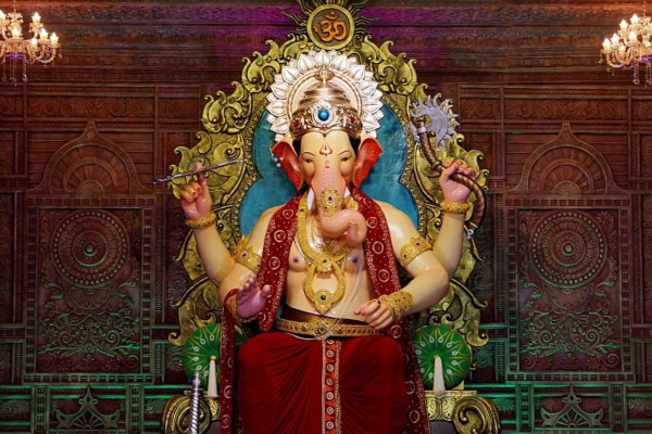 Mumbai Cha Raja 2026 Wallpaper