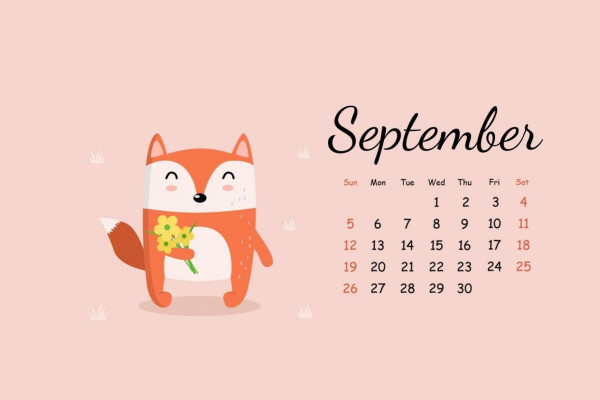 September 2021 Calendar Wallpaper