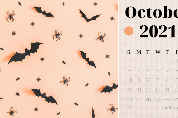 October 2021 Calendar Wallpaper