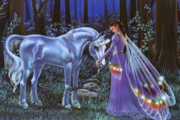 Unicorns and Fairies Wallpaper