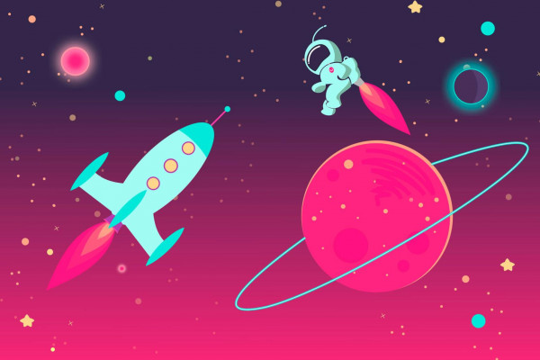 2D Space Wallpapers - Top Free 2D Space Backgrounds - WallpaperAccess